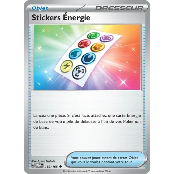 Stickers Énergie 159/165