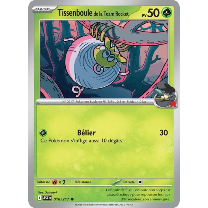 Tissenboule de la Team Rocket 018/217
