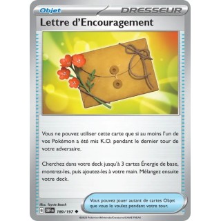 Lettre d'Encouragement 189/197