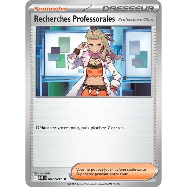 Recherches Professorales 087/091