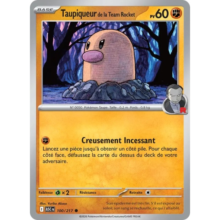 Taupiqueur de la Team Rocket 100/217