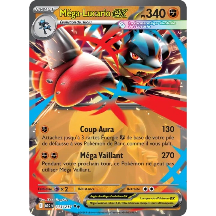 Méga-Lucario-ex 113/217