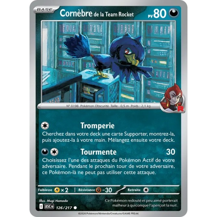 Cornèbre de la Team Rocket 126/217