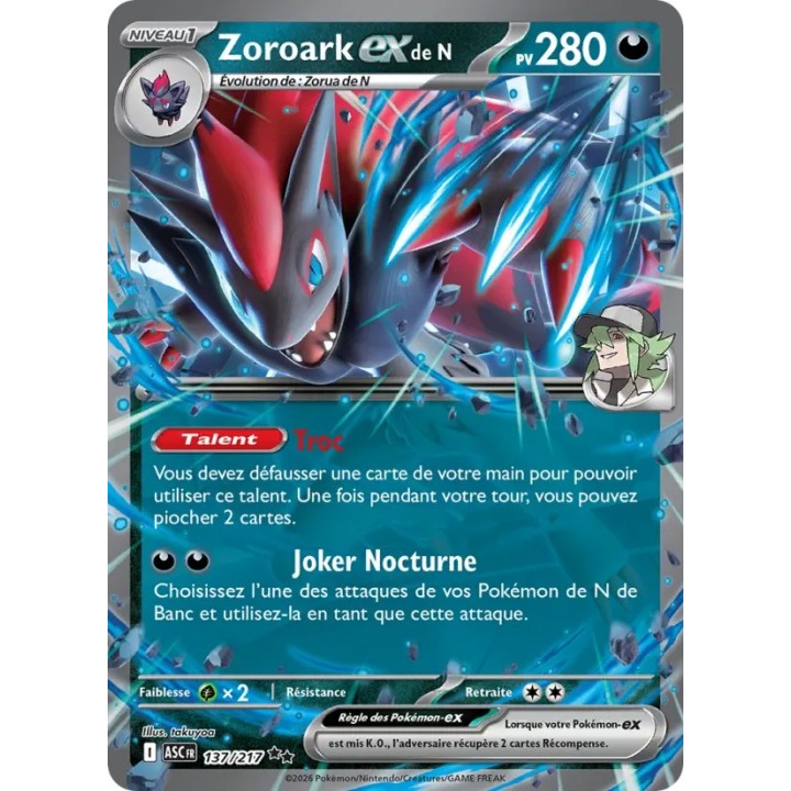 Zoroark-ex de N 137/217