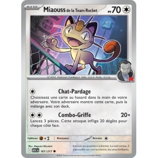 Miaouss de la Team Rocket 161/217