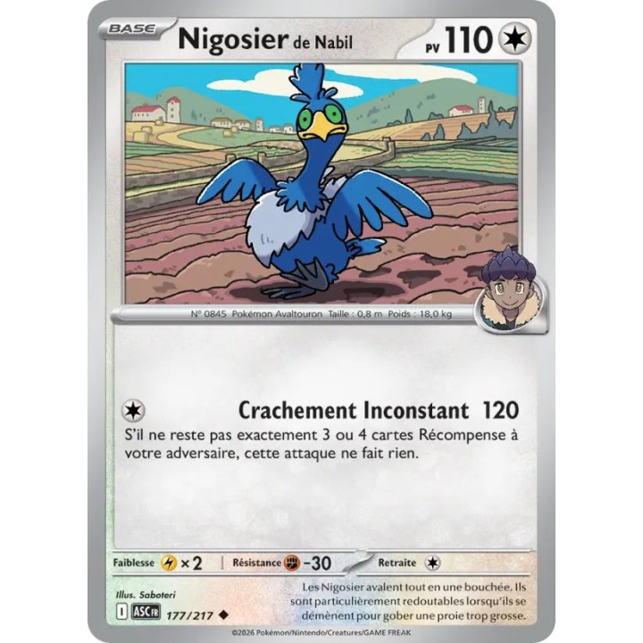 Nigosier de Nabil 177/217