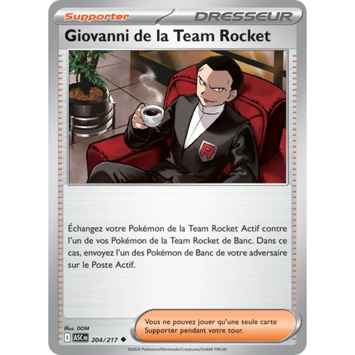 Giovanni de la Team Rocket 204/217