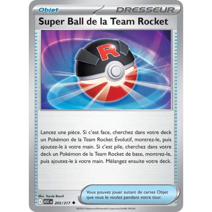 Super Ball de la Team Rocket 205/217