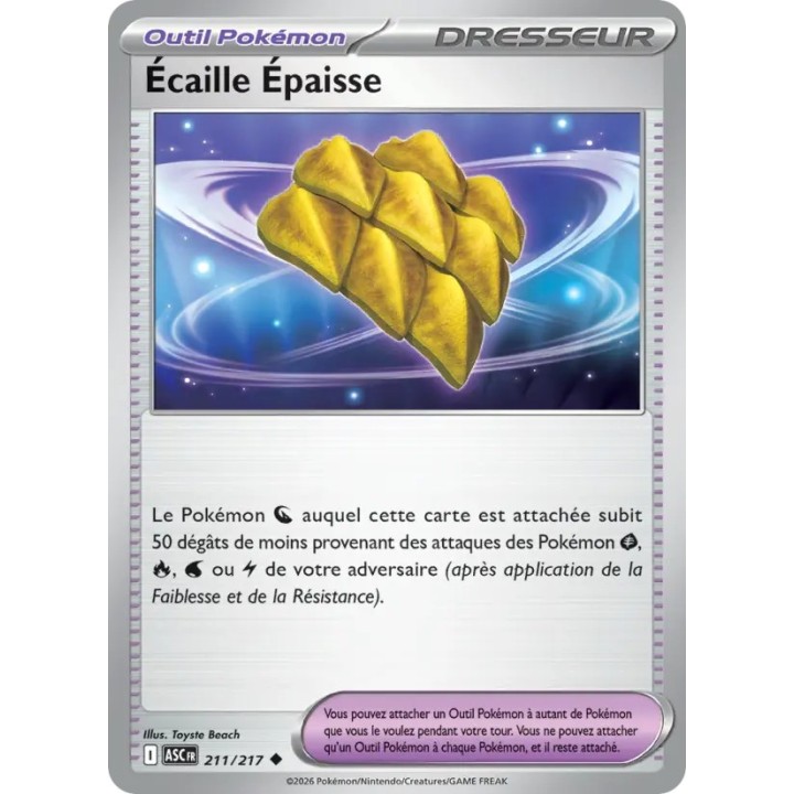 Écaille Épaisse 211/217