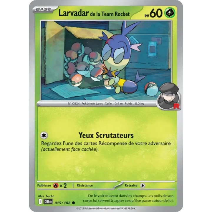 Larvadar de la Team Rocket 015/182