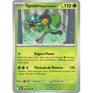 Ogerpon Masque Turquoise 026/182