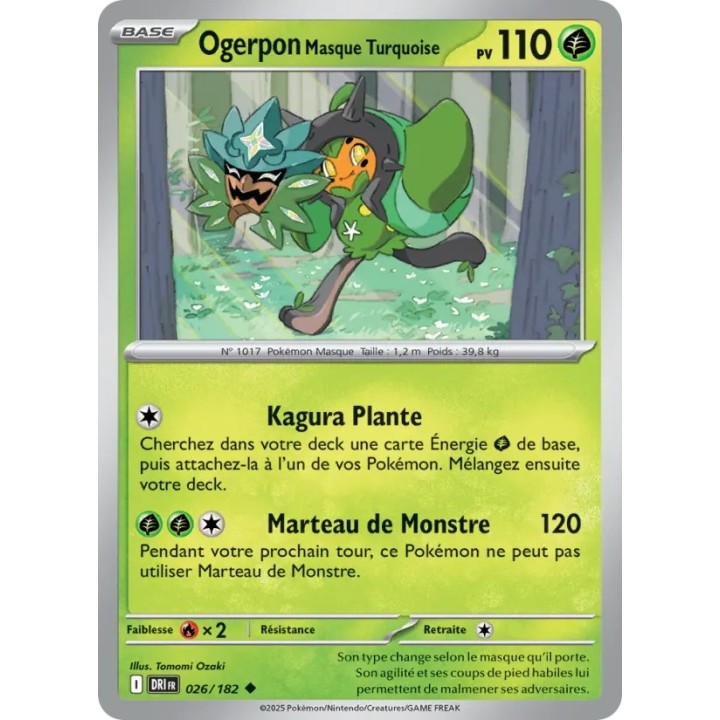 Ogerpon Masque Turquoise 026/182