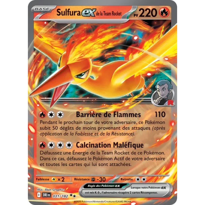 Sulfura-ex de la Team Rocket 031/182
