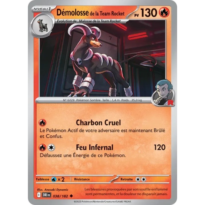 Démolosse de la Team Rocket 038/182
