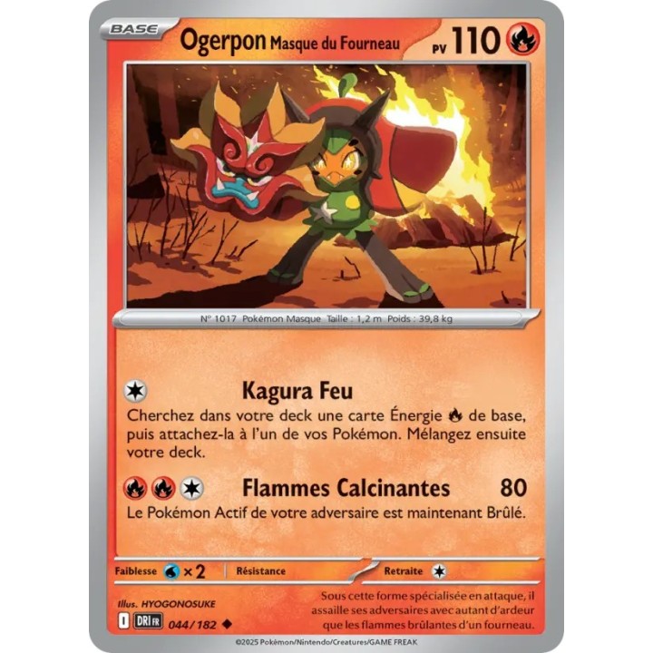 Ogerpon Masque du Fourneau 044/182