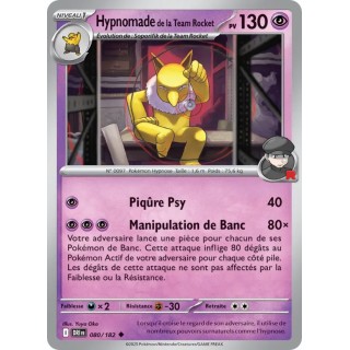 Hypnomade de la Team Rocket 080/182