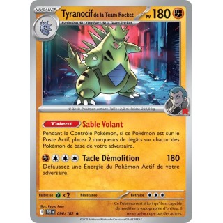 Tyranocif de la Team Rocket 096/182