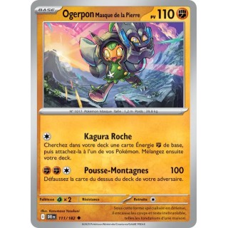 Ogerpon Masque de la Pierre 111/182