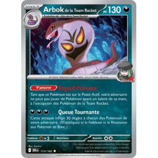 Arbok de la Team Rocket 113/182
