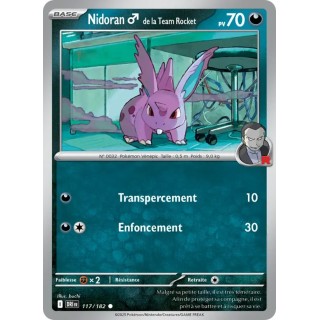 Nidoran♂ de la Team Rocket 117/182