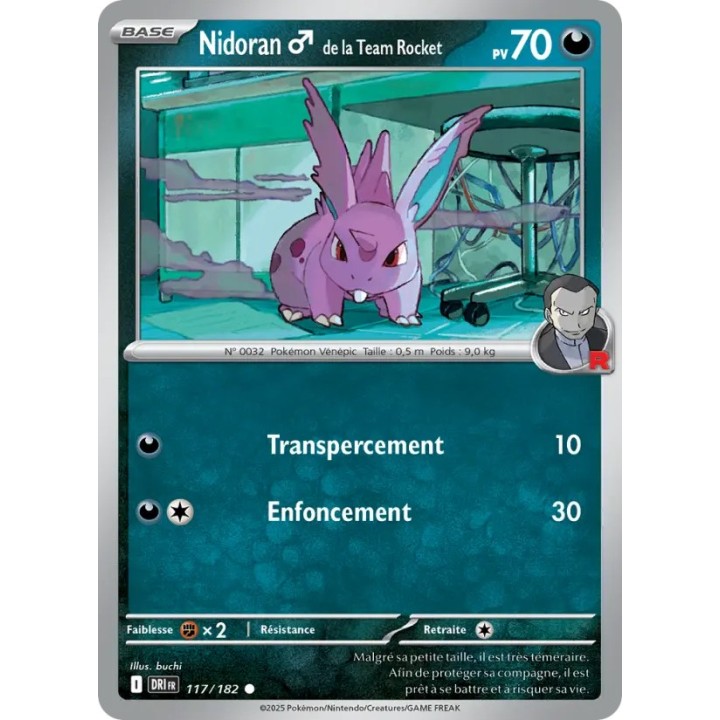Nidoran♂ de la Team Rocket 117/182