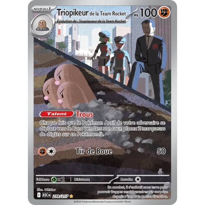 Triopikeur de la Team Rocket 239/217