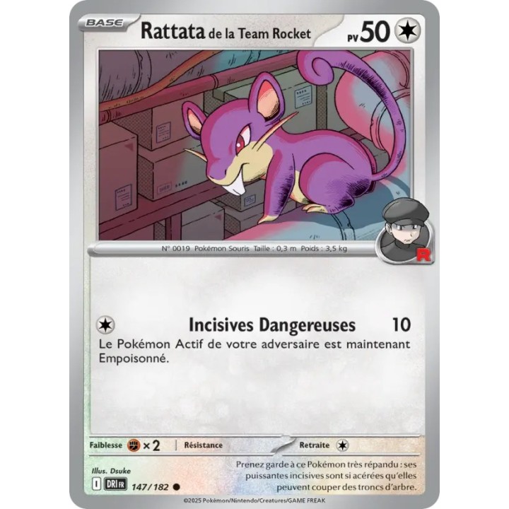 Rattata de la Team Rocket 147/182