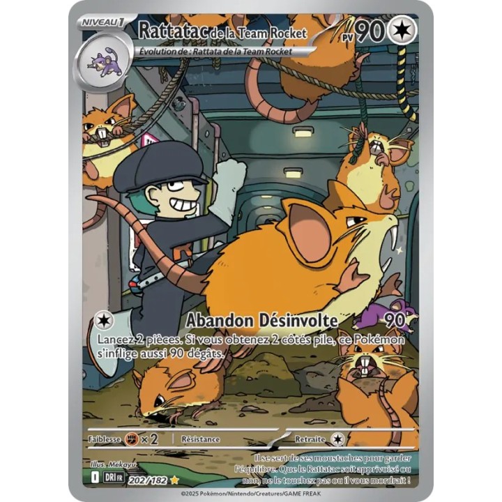 Rattatac de la Team Rocket 202/182