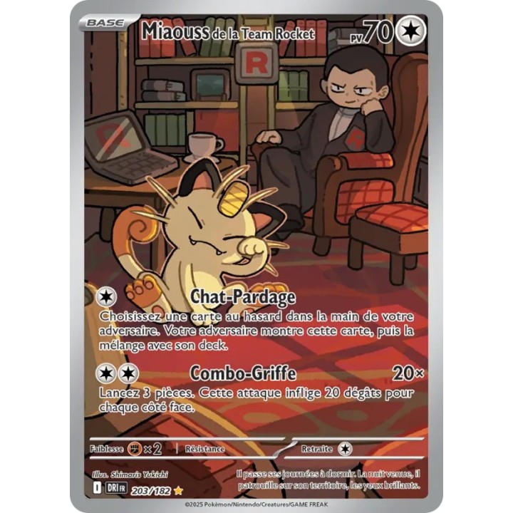 Miaouss de la Team Rocket 203/182
