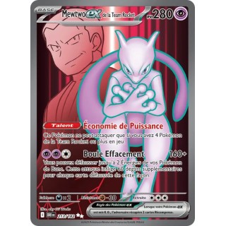Mewtwo-ex de la Team Rocket 213/182