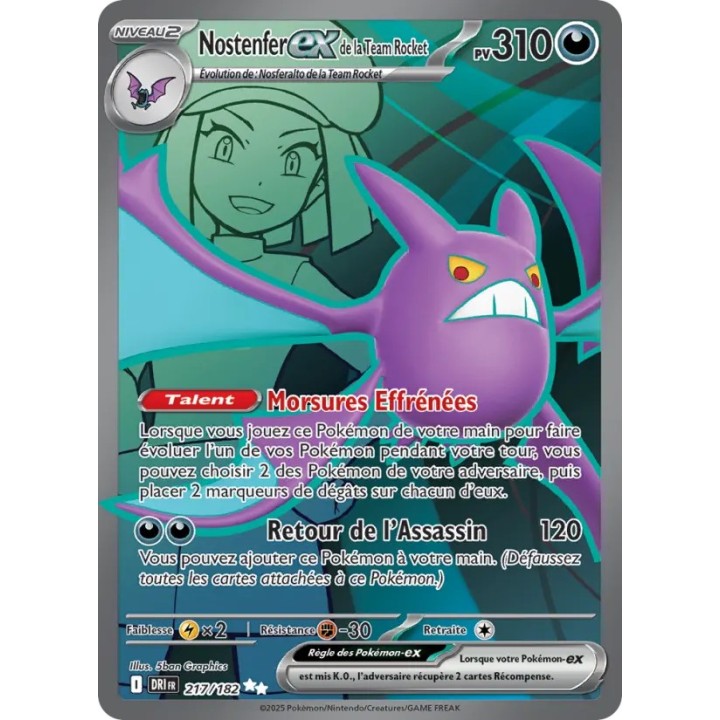 Nostenfer-ex de la Team Rocket 217/182