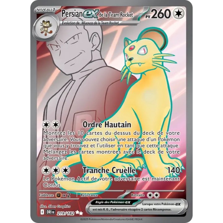 Persian-ex de la Team Rocket 219/182