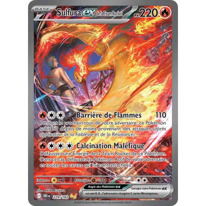 Sulfura-ex de la Team Rocket 229/182