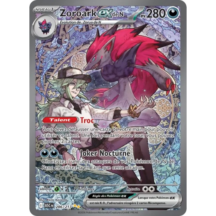 Zoroark-ex de N 286/217