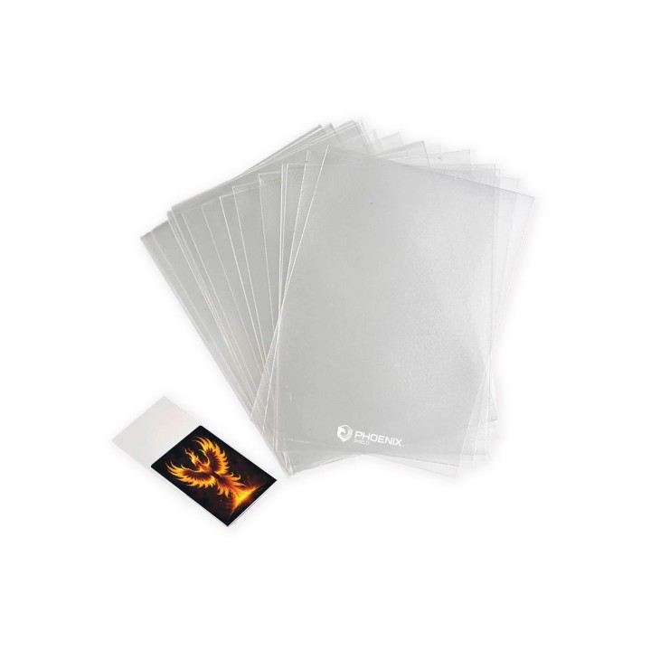 Phoenix Shield - Cards Soft Sleeves - Transparent (x100)