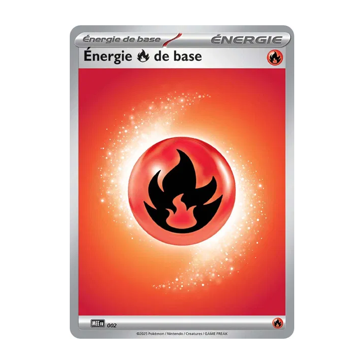 Energie Feu 002/008 | Méga-Evolution | Carte Pokemon FR