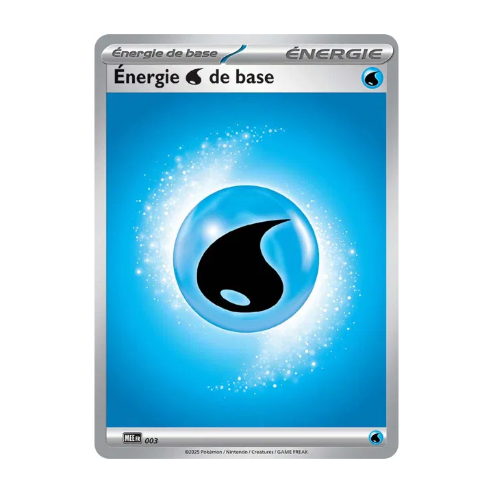 Energie Eau de Base 003/008 | Méga-Evolution | Carte Pokemon FR