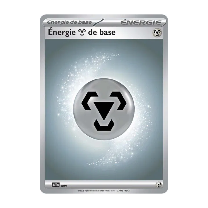 Energie Métal de Base 008/008 | Méga-Evolution | Carte Pokemon FR