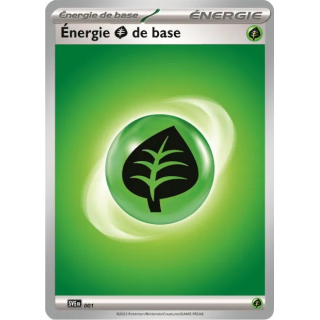 Energie Plante 001/024 | Écarlate et Violet | Carte Pokemon FR