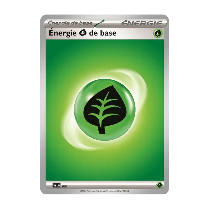 Energie Plante 001/024 | Écarlate et Violet | Carte Pokemon FR