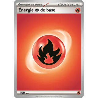 Energie Feu 002/024 | Écarlate et Violet | Carte Pokemon FR
