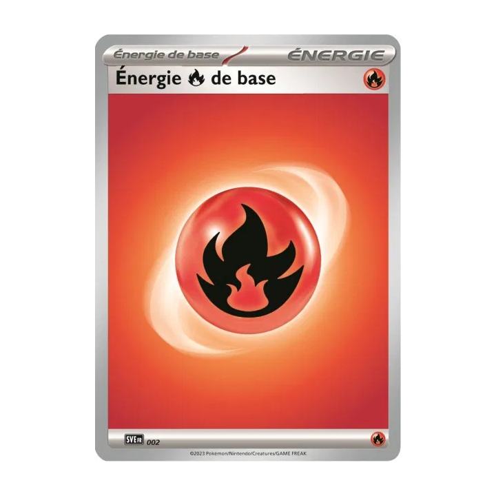 Energie Feu 002/024 | Écarlate et Violet | Carte Pokemon FR