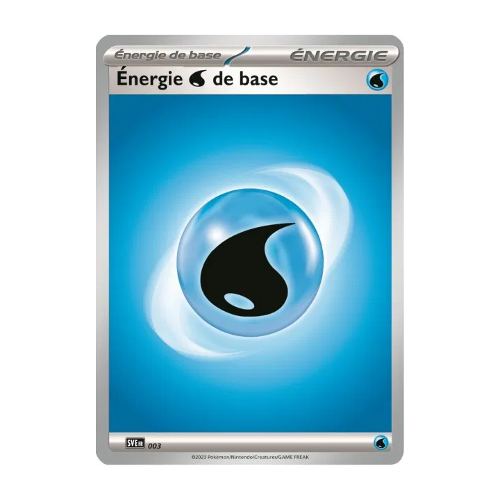 Energie Eau de Base 003/024 | Écarlate et Violet | Carte Pokemon FR