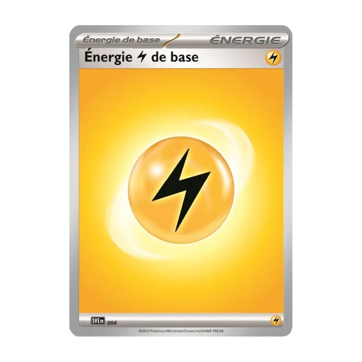 Energie Electrique de Base 004/024 | Écarlate et Violet | Carte Pokemon FR