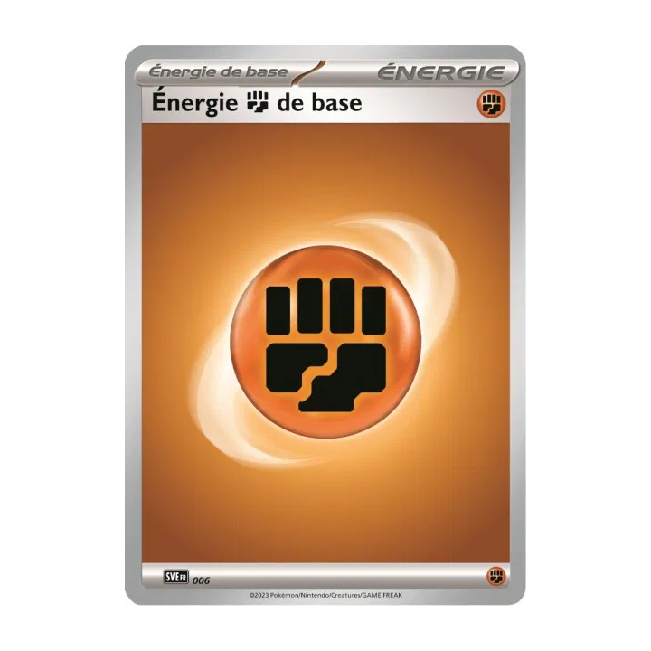 Energie Combat de Base 006/024 | Écarlate et Violet | Carte Pokemon FR