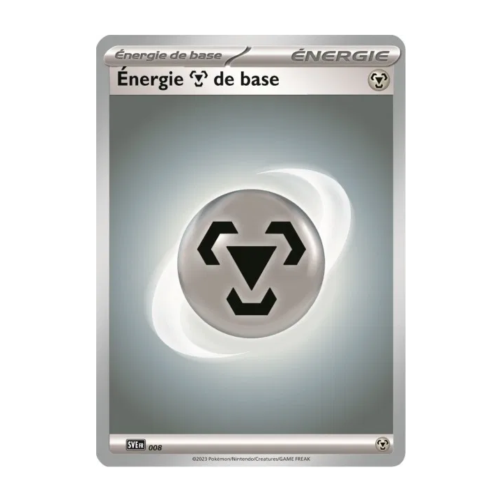 Energie Métal de Base 008/024 | Écarlate et Violet | Carte Pokemon FR