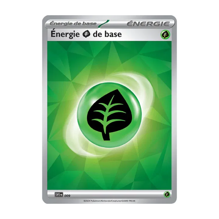 Energie Plante 009/024 | Écarlate et Violet | Carte Pokemon FR