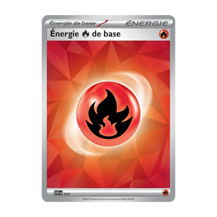 Energie Feu 010/024 | Écarlate et Violet | Carte Pokemon FR
