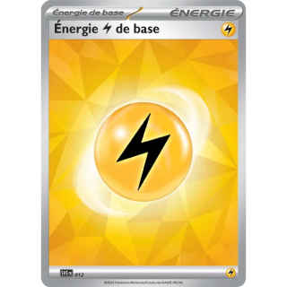 Energie Electrique de Base 012/024 | Écarlate et Violet | Carte Pokemon FR