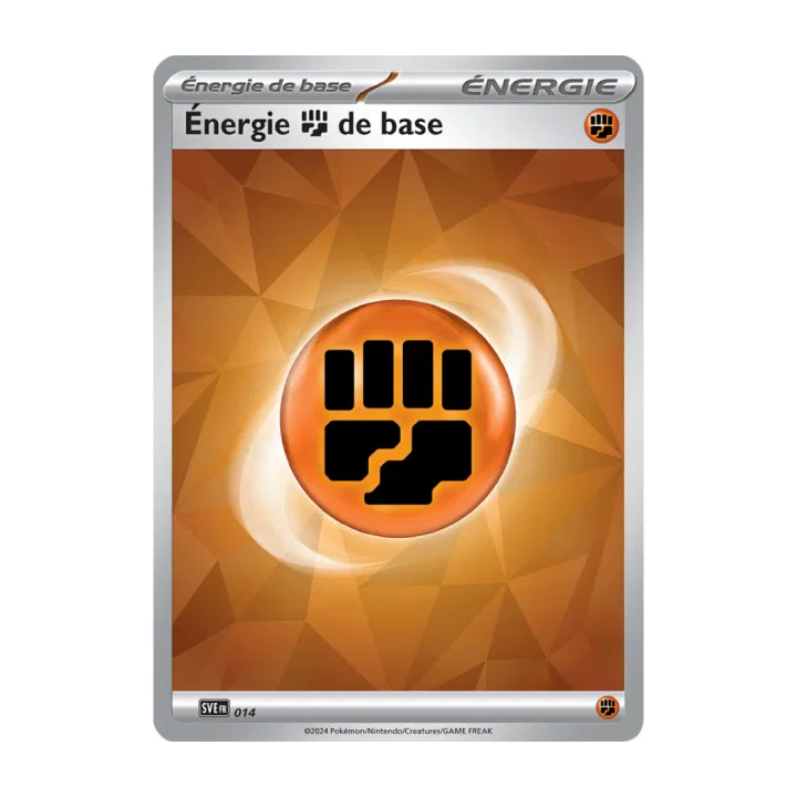 Energie Combat de Base 014/024 | Écarlate et Violet | Carte Pokemon FR